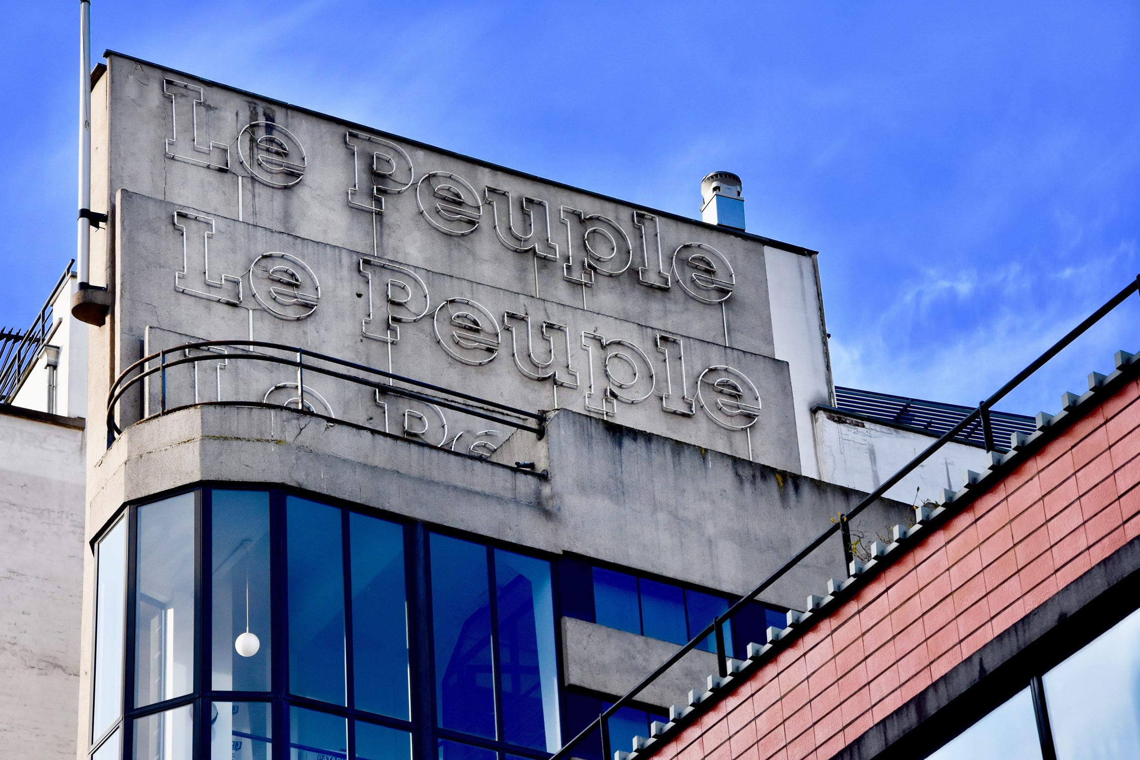 BRU45 Former «Le Peuple» printing house